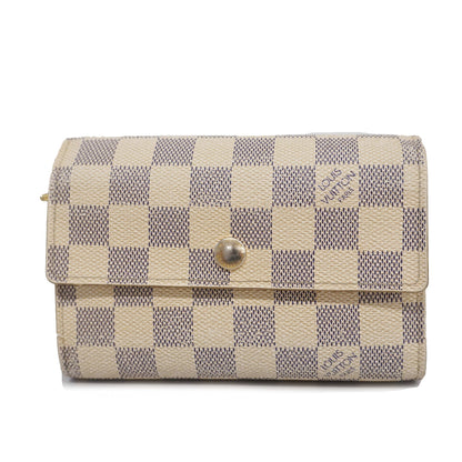 Louis VuittonAuth  Damier Azur Portofeuil Alexandra N63068 Women's Wallet