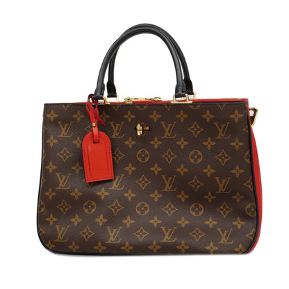 Louis VuittonAuth  Monogram Mille-feuille M44254 Women's Handbag Rouge