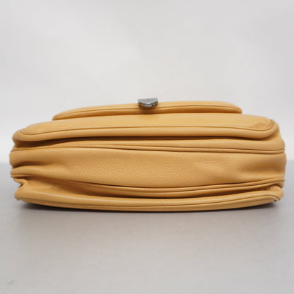 ChanelAuth  2.55 Chain Shoulder Bag Women's Caviar Leather Shoulder Bag Beige