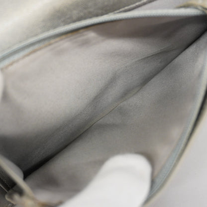CHANEL Camellia Bi-fold Long Wallet With Silver Metal Women's Lambskin