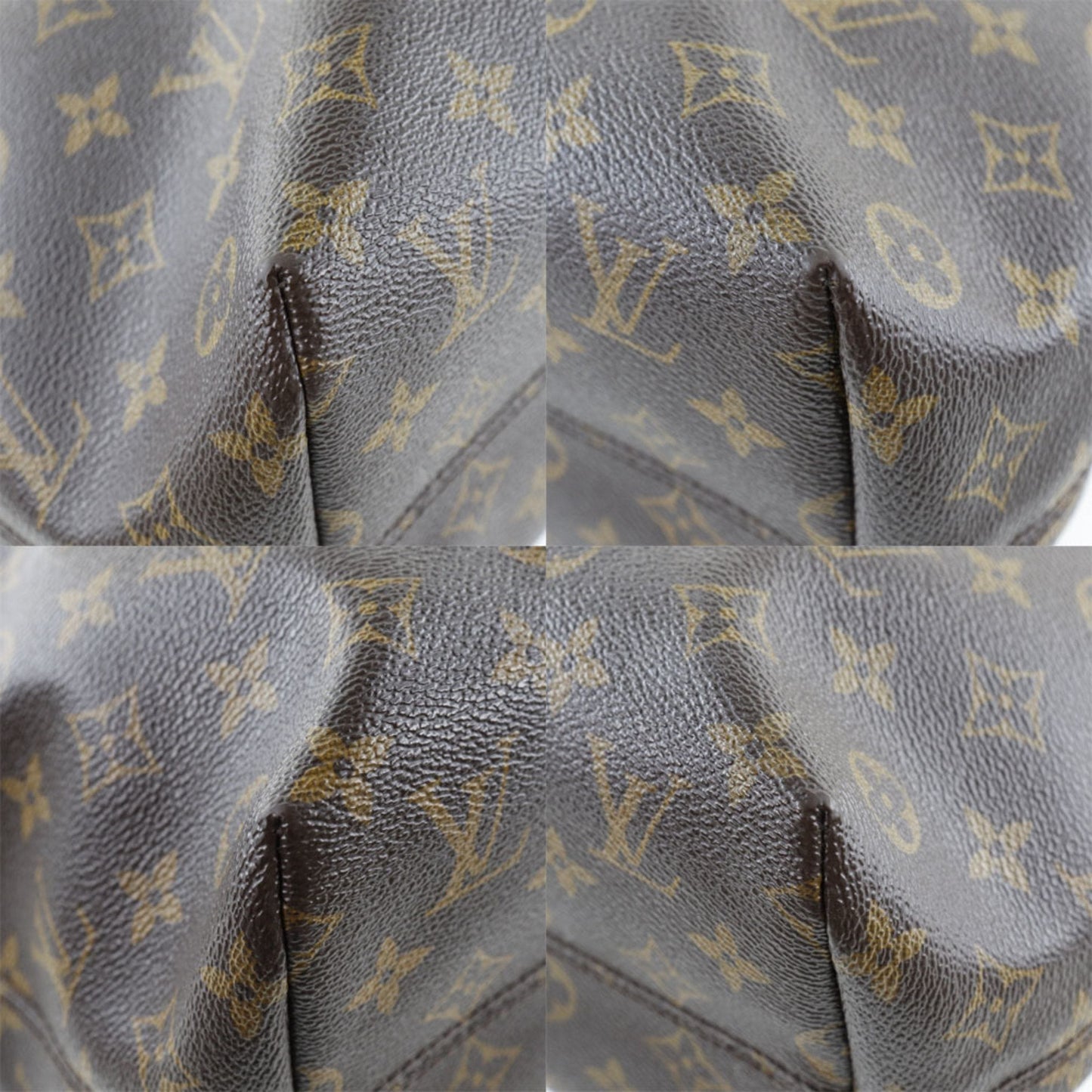 LOUIS VUITTON Raspail PM M40608 Monogram Canvas Brown CA2152 Women's Tote Bag