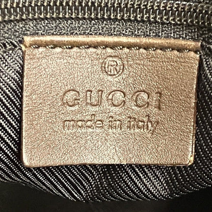 Gucci Beige Brown Gg Canvas Leather Tote Bag