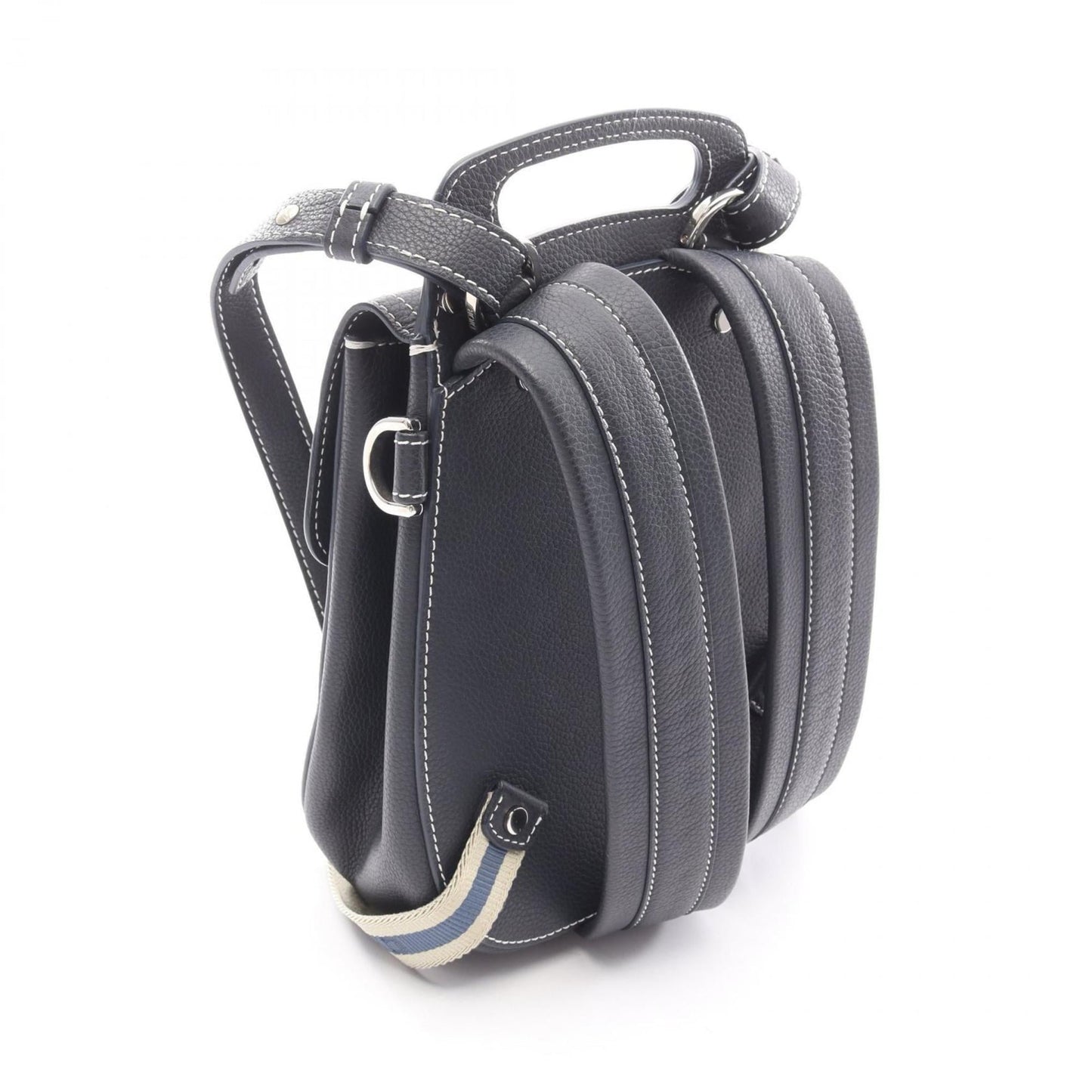 Christian Dior Navy Leather Backpack ()