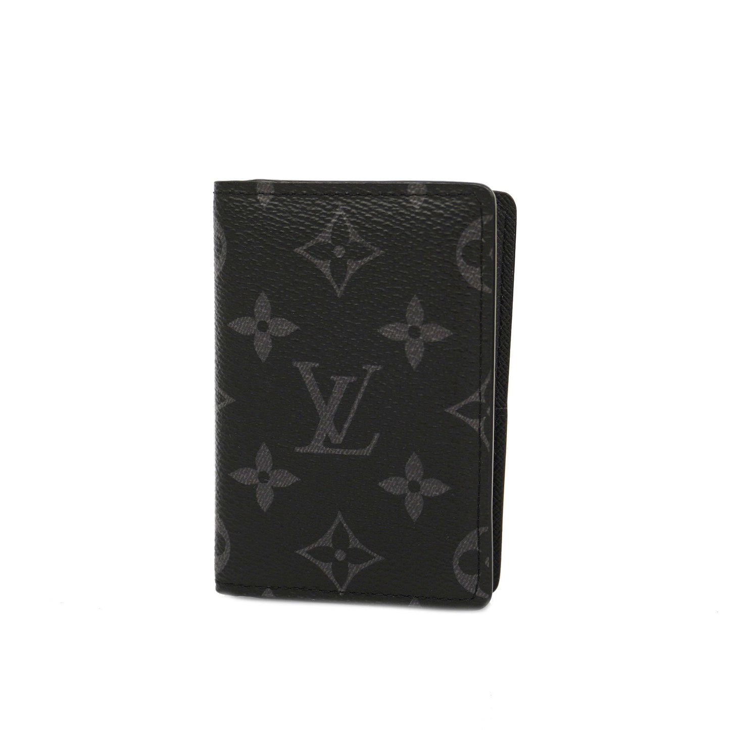Louis VuittonAuth  Monogram Eclipse Card Case Organizer Depoche M61696 Business