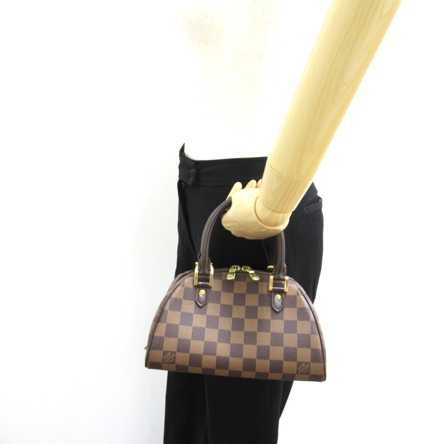 LOUIS VUITTON Rivera Mini Brown Ebene Damier PVC coated canvas N41436