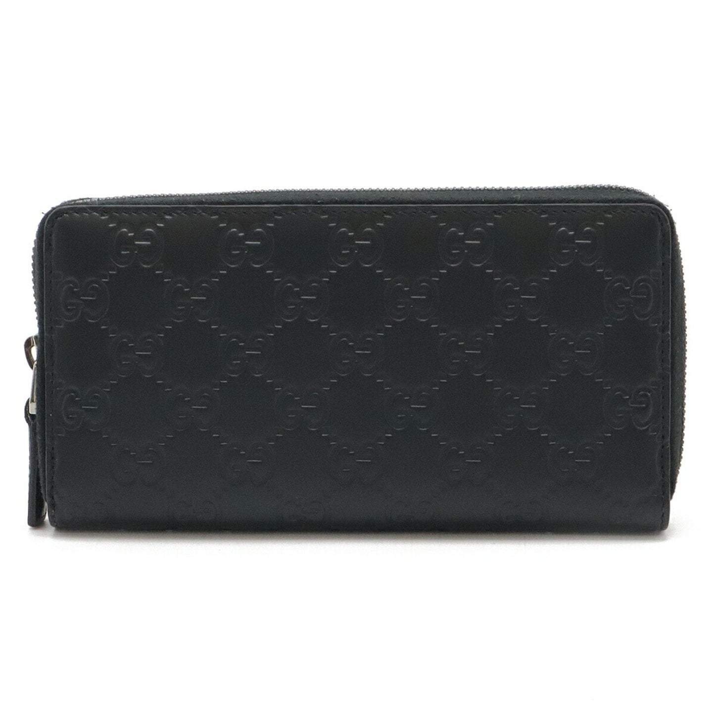 Gucci Black Leather Long Wallet (Bi-Fold) ()
