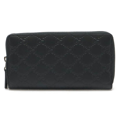 Gucci Black Leather Long Wallet (Bi-Fold) ()