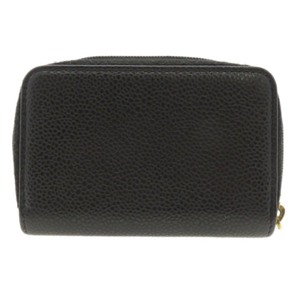Chanel Coco Mark Wallet/Coin Case Caviar Skin for Women