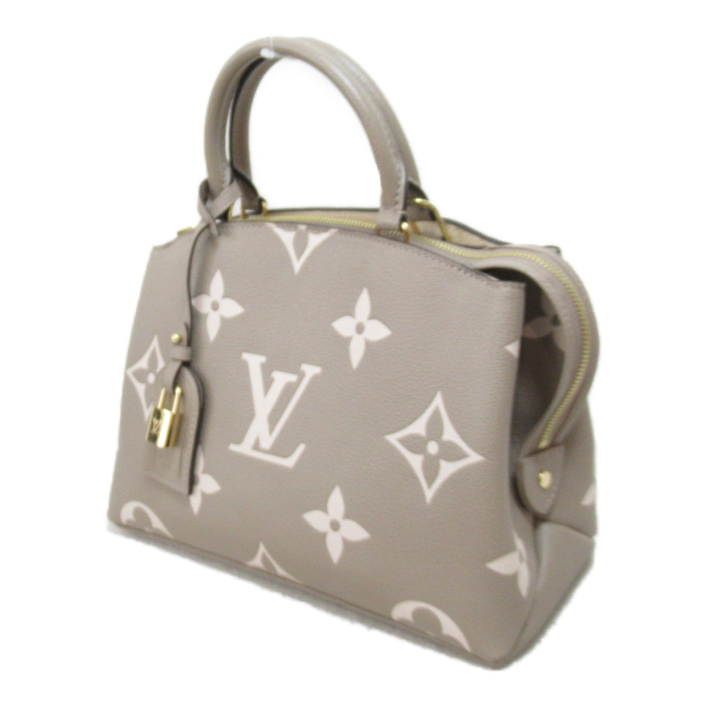 LOUIS VUITTON Petit Palais PM 2wayShoulder Bag Gray Turtrail claims Monogram empreinte leather M58914