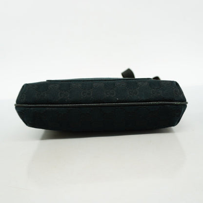 Gucci Black Canvas Shoulder Bag