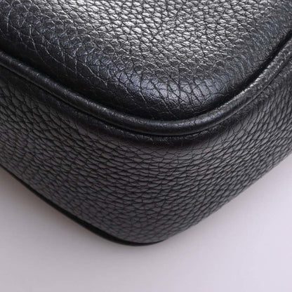 GUCCI Soho Leather Small Disco Bag Shoulder 308364 Black Ladies