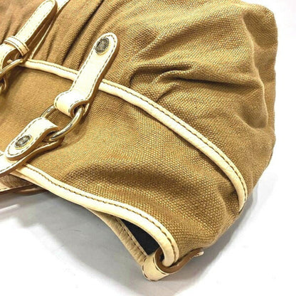 Celine Canvas Triomphe Charm Fringe Bag Handbag Ladies
