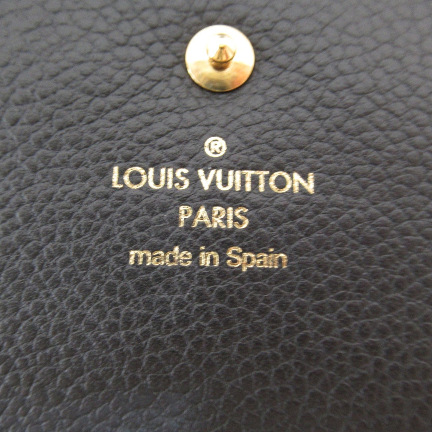 LOUIS VUITTON Portefeiulle Virtuos Navy Infini Monogram empreinte leather M60258