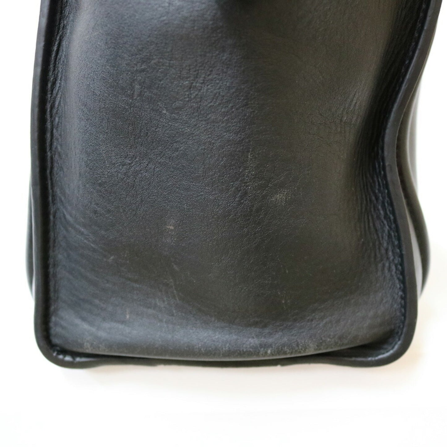 Celine Shoulder Bag Luggage Phantom Black Women's Leather