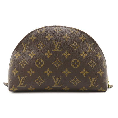 LOUIS VUITTON Pochette Cosmetic GM Brown PVC coated canvas M47353