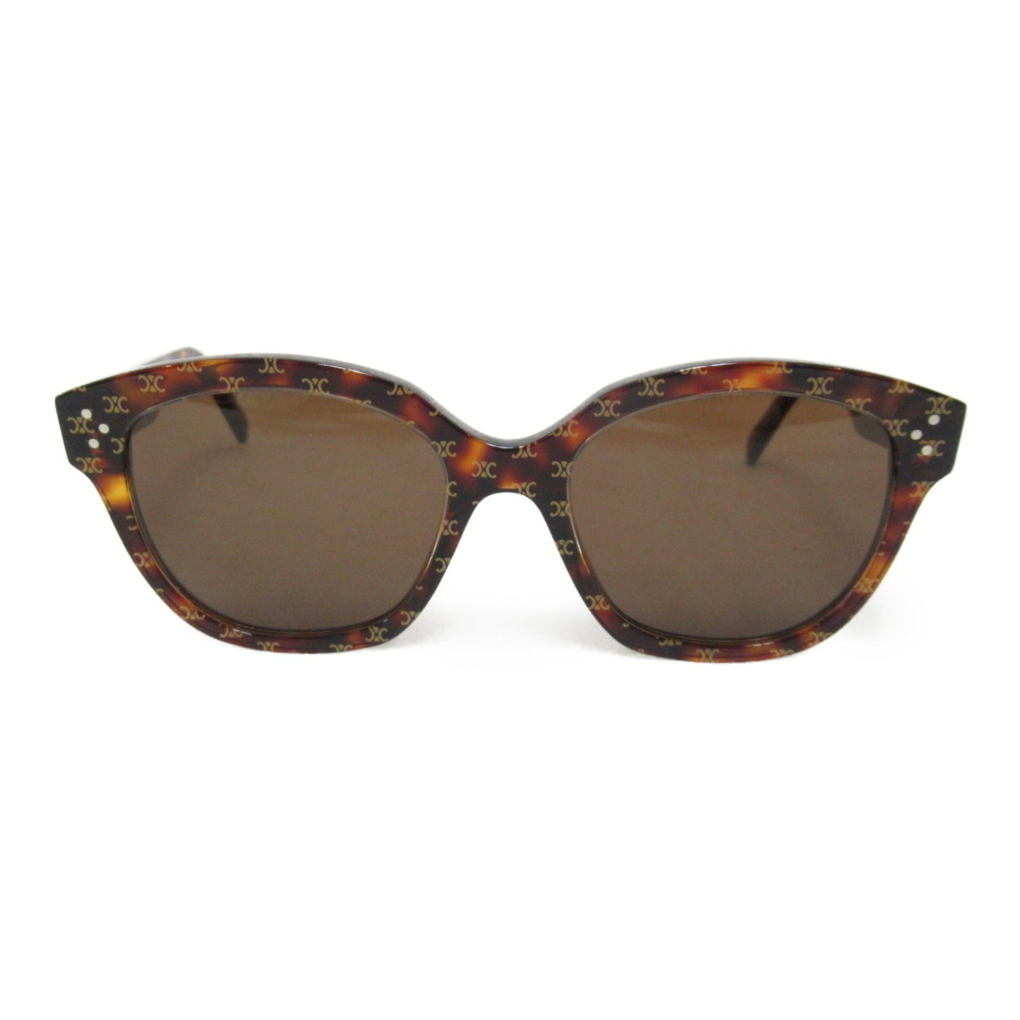 Celine sunglasses Brown Plastic 40167I 54E