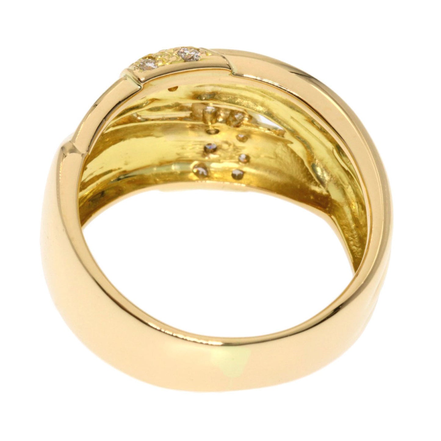 Celine diamond ring K18 yellow gold Ladies