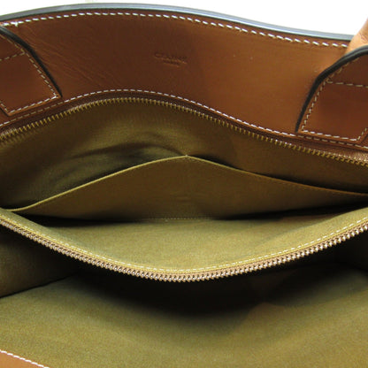 Celine Tote Bag Brown Dark brown PVC coated canvas