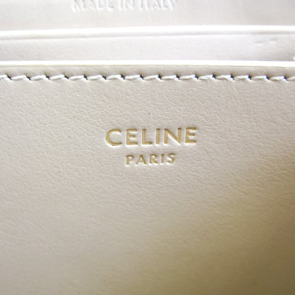 Celine Quilting Women's Leather Coin Purse/coin Case Beige