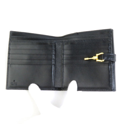 Gucci Black Leather Wallet (Bi-Fold)