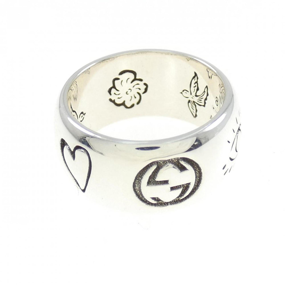 Gucci Silver Silver 925 Band Ring