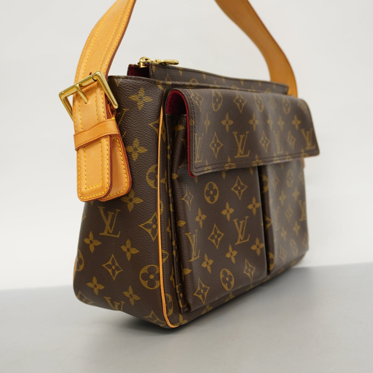 Louis VuittonAuth  Monogram Viva Cite GM M51163 Women's Shoulder Bag