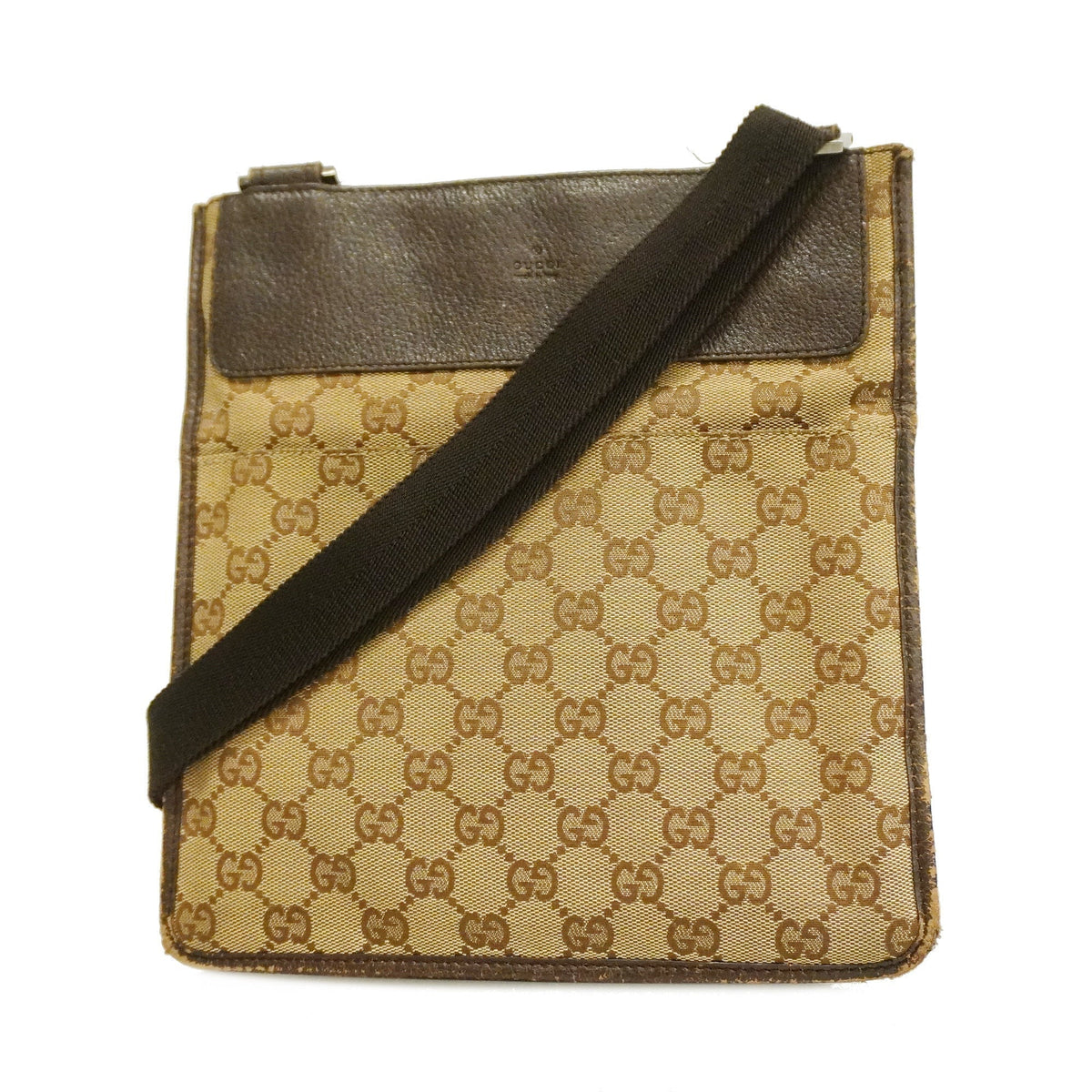 Gucci  GG Canvas 27639 Women's GG Canvas Shoulder Bag Beige,Brown