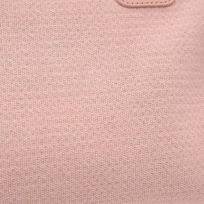 Chanel Deauville Bowling Bag Canvas Calf Pink A92749 Shoulder