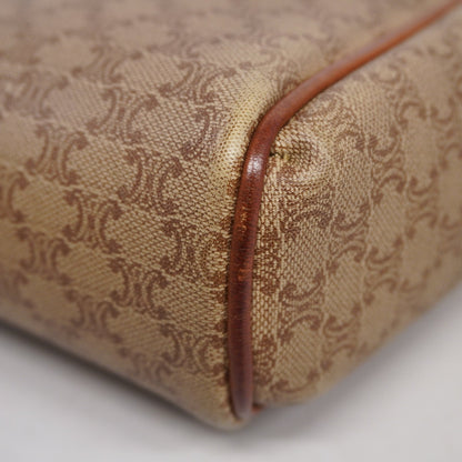 Celine  Macadam Shoulder Bag Women's PVC,Leather Beige