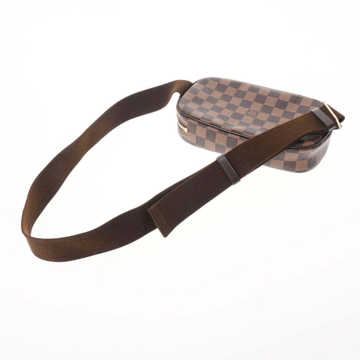 LOUIS VUITTON Damier Pochette Ganju SP Order Brown N48048 Women's Canvas Body Bag