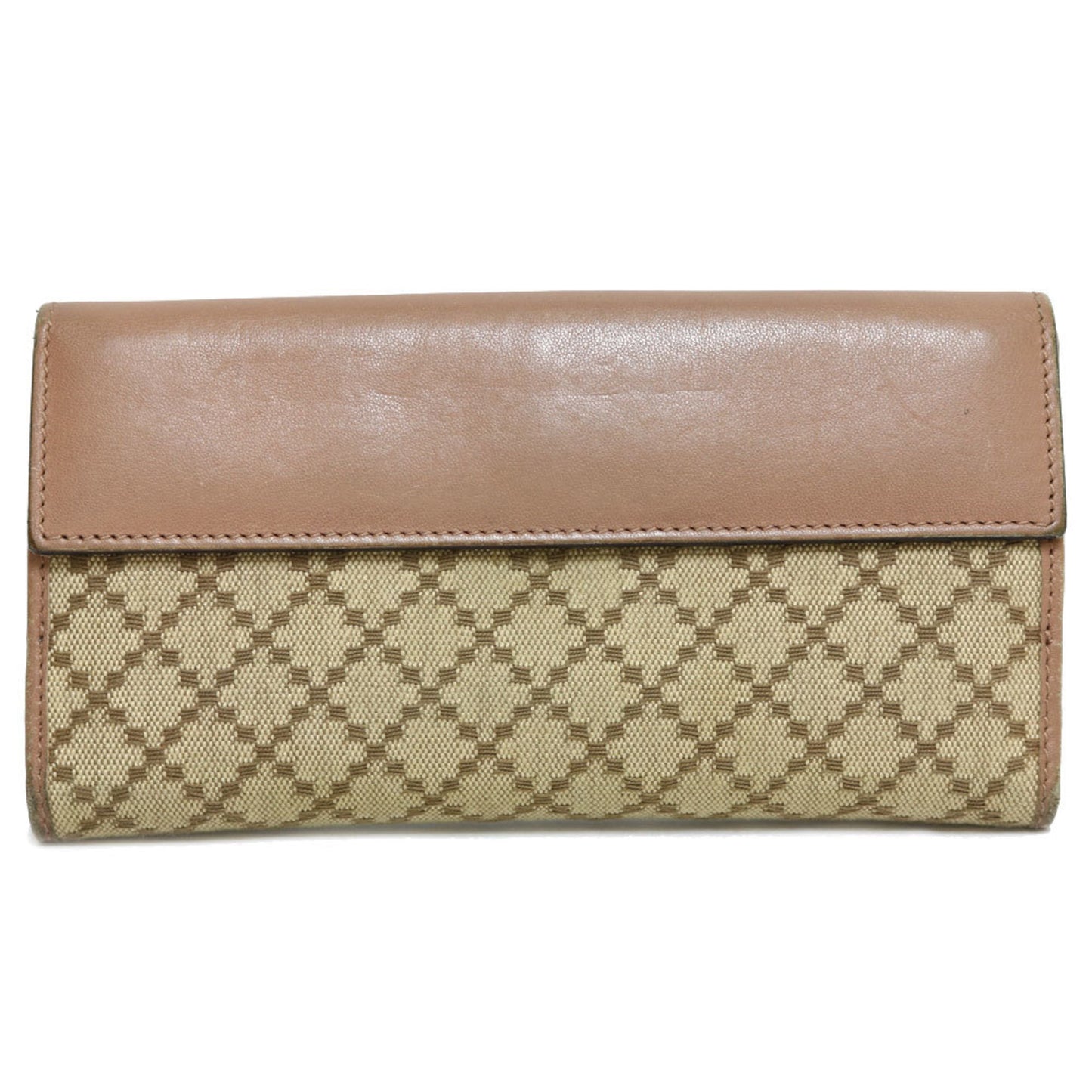 Gucci long wallet Diamante Brown Ladies