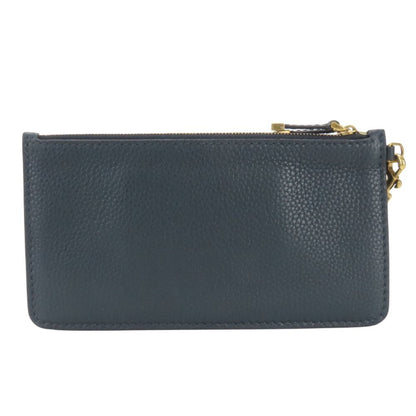Christian Dior Navy Leather Clutch Bag Pouch ()