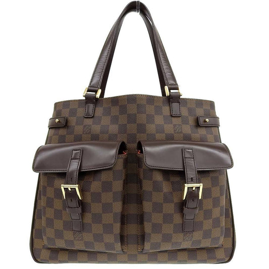 Louis Vuitton Damier Uzes Tote Bag Handbag Ebene N51128