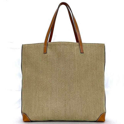 Gucci Beige Brown Leather Tote Bag