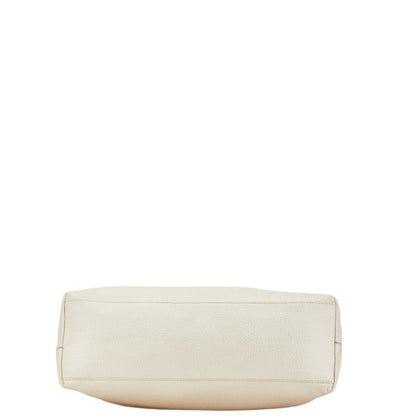 Gucci Ivory Leather Shoulder Bag