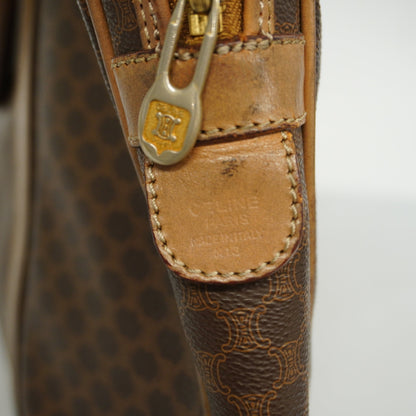 Celine  Macadam Women's PVC,Leather Briefcase Brown