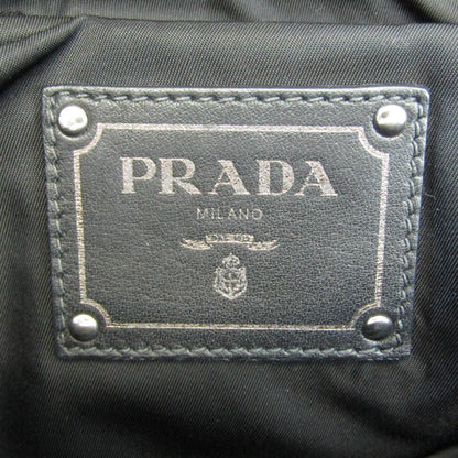 Prada TESSUTO DOUBLE Women's Nylon HandBag,Shoulder Bag Black,Khaki