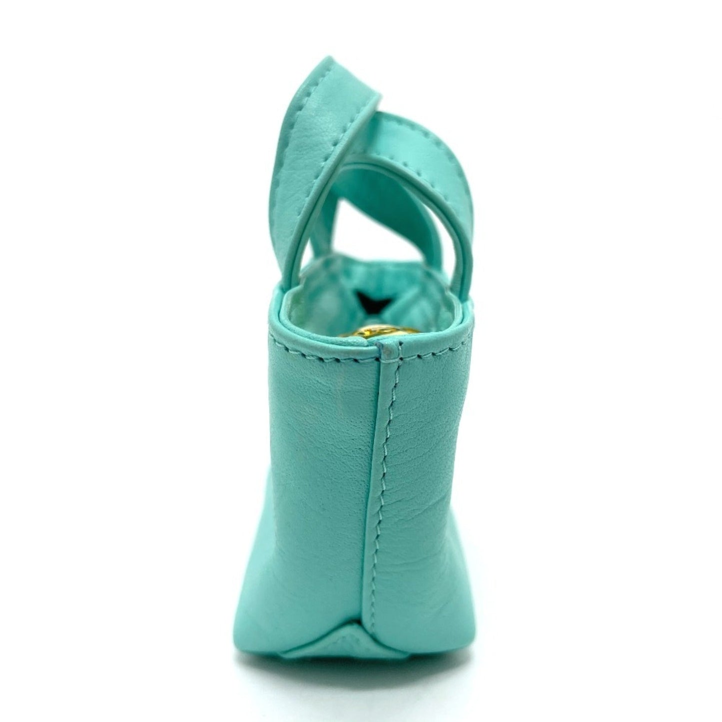 Christian Dior Turquoise Leather Handbag Pouch ()