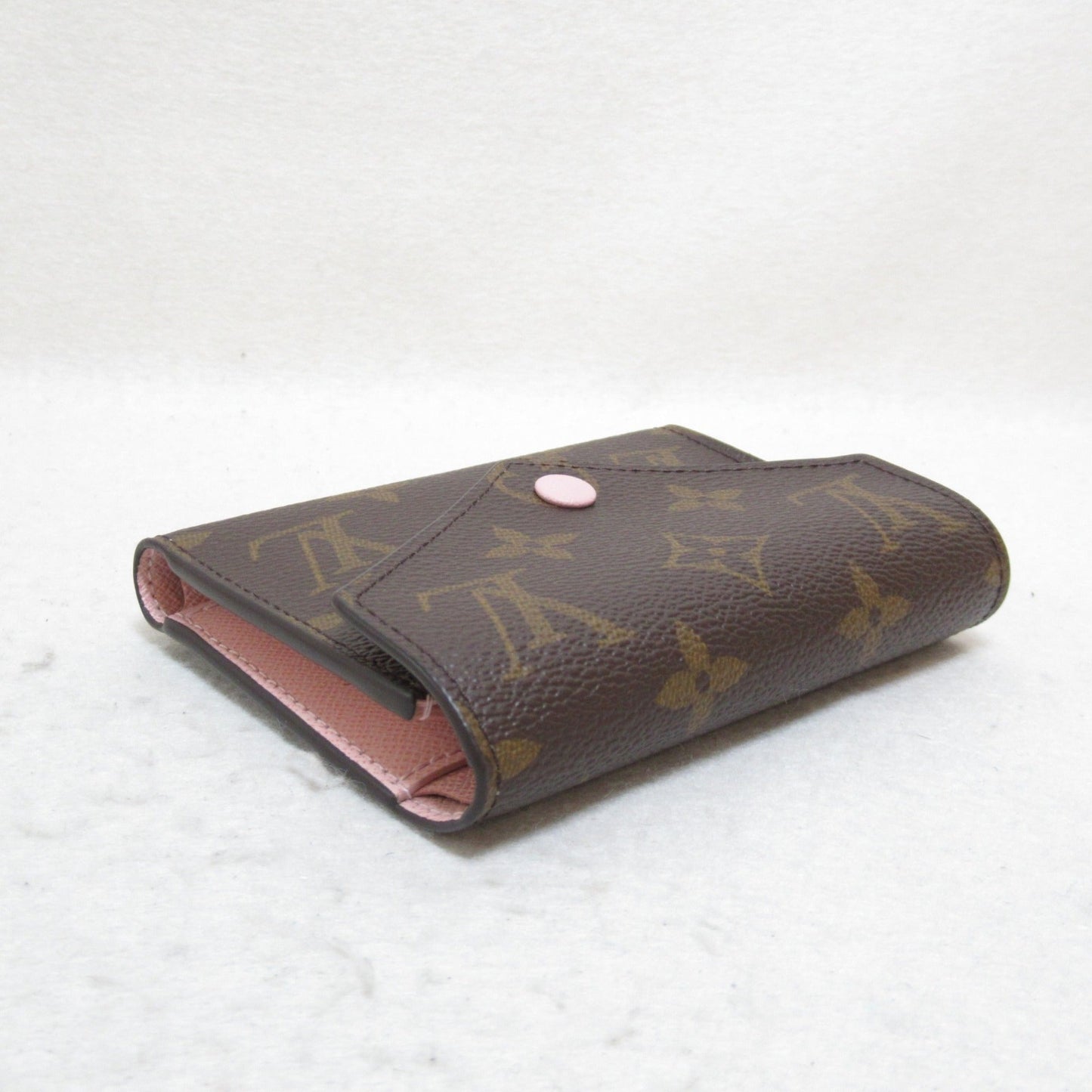 LOUIS VUITTON Portefeiulle Victorine Trifold Wallet Brown PVC coated canvas M62360