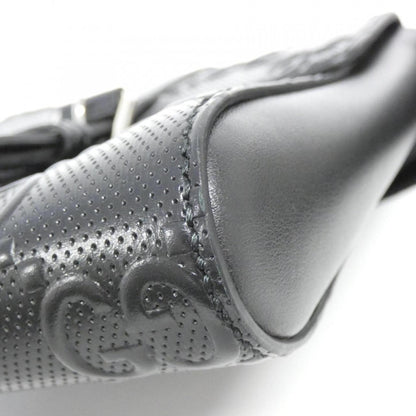 Gucci Black Embossed Fanny Pack