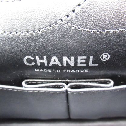 CHANEL 2.55ChainShoulder Bag Black leather