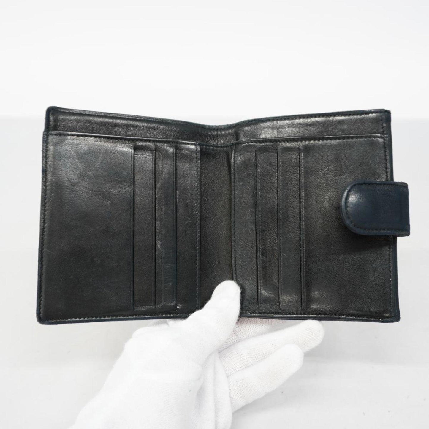 chanel wallet lambskin black ladies