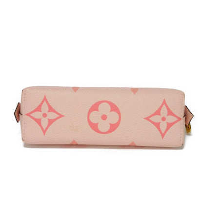 LOUIS VUITTON Pouch Pochette Cosmetic LV Logo Pink Monogram Empreinte by the Pool Boutonde Rose M80502 Women's