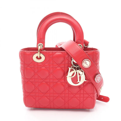 Christian Dior Red Color Leather Handbag ()