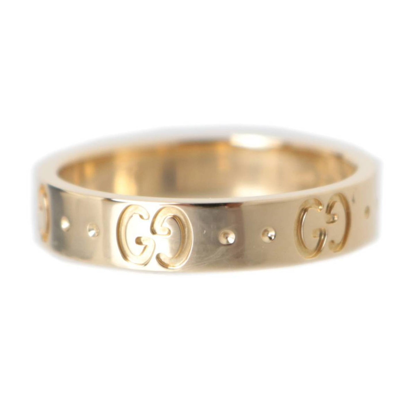 GUCCI/Gucci ICON icon K18 yellow gold ring size stamp 11