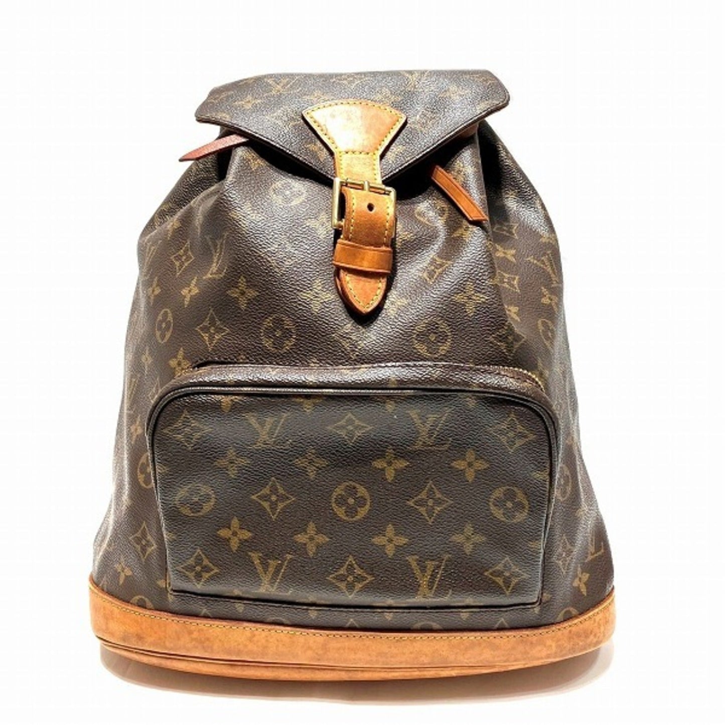 LOUIS VUITTON Monogram Montsouris GM M51135 Bag Backpack Unisex