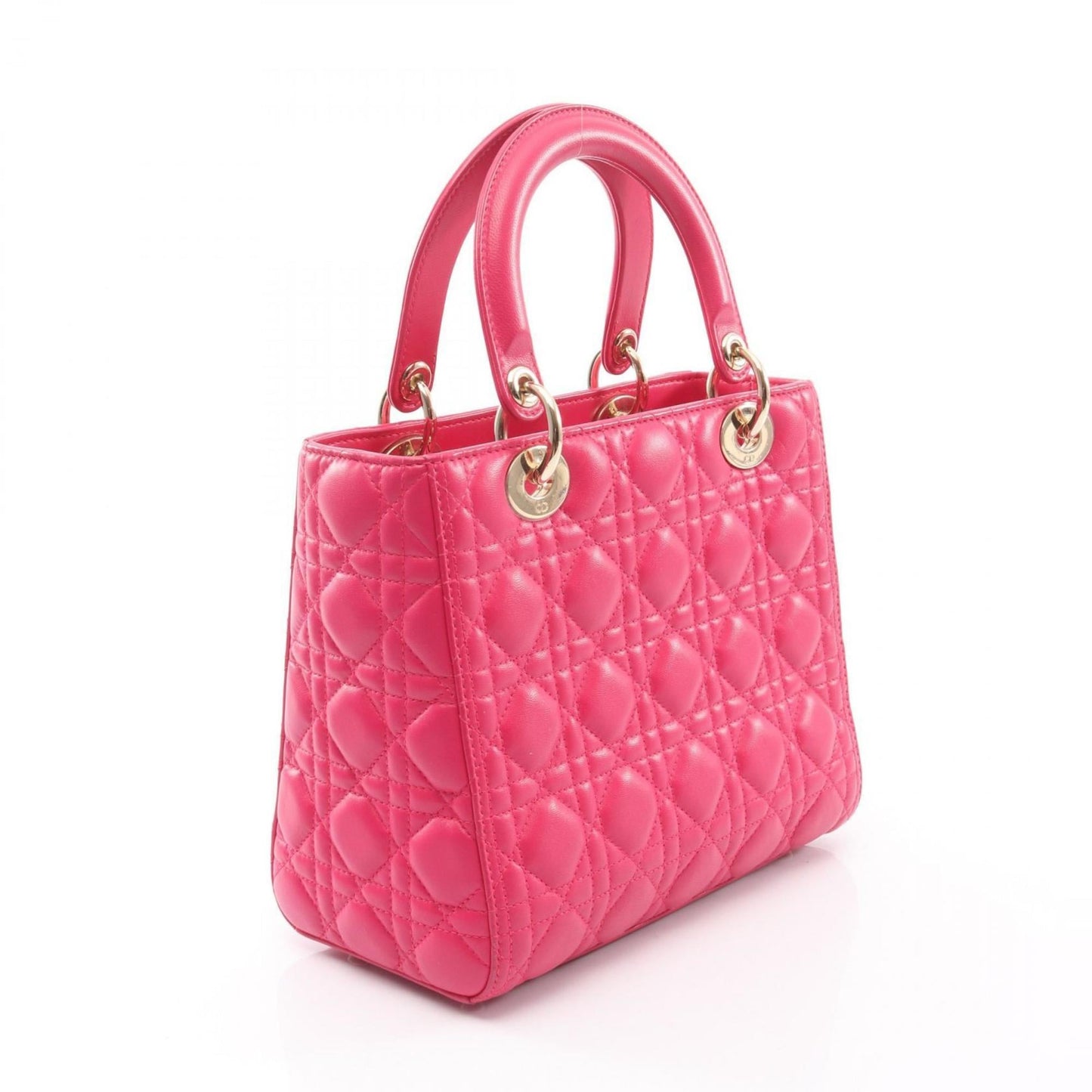 Christian Dior Pink Leather Handbag ()