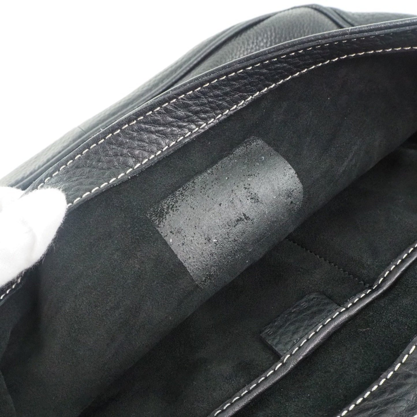 Celine calf black ladies shoulder bag