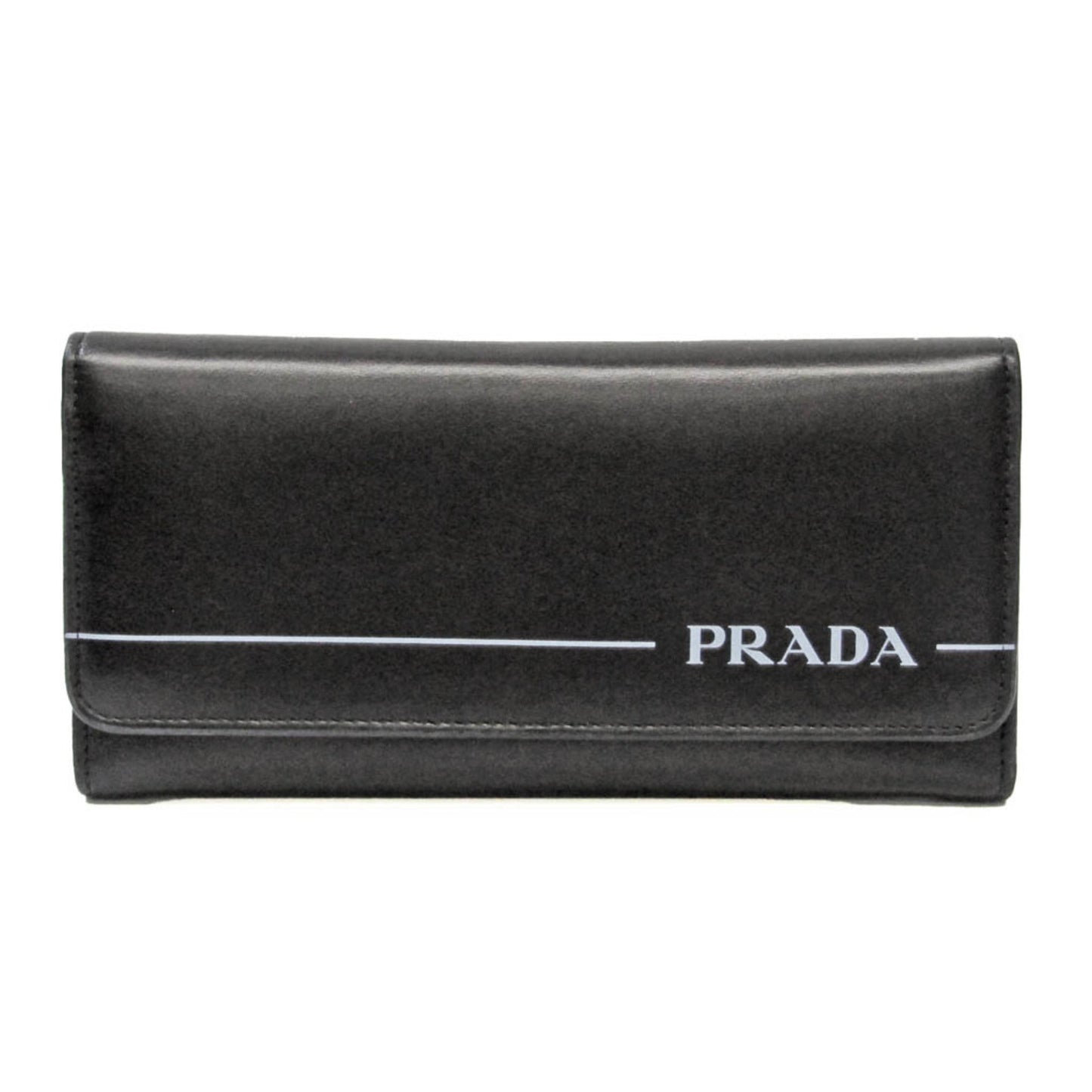 Prada Men,Women Leather Long Wallet [bi-fold] Black,Blue