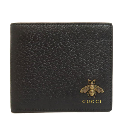 Gucci Black Leather Wallet (Bi-Fold) ()